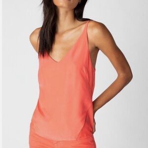 J Brand silk coral camisole